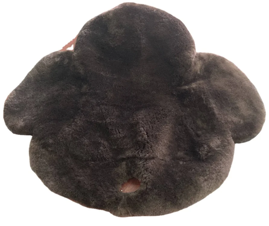 High Density Custom Shearling fur Saddles Pads Sheepskin Horse Saddle Pad for horse