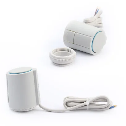 Top electric proportional electric thermostatic radiator valve