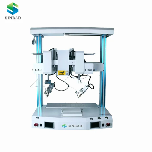 China Factory 5-axis soldering Robot with flowing line customize two heads three heads