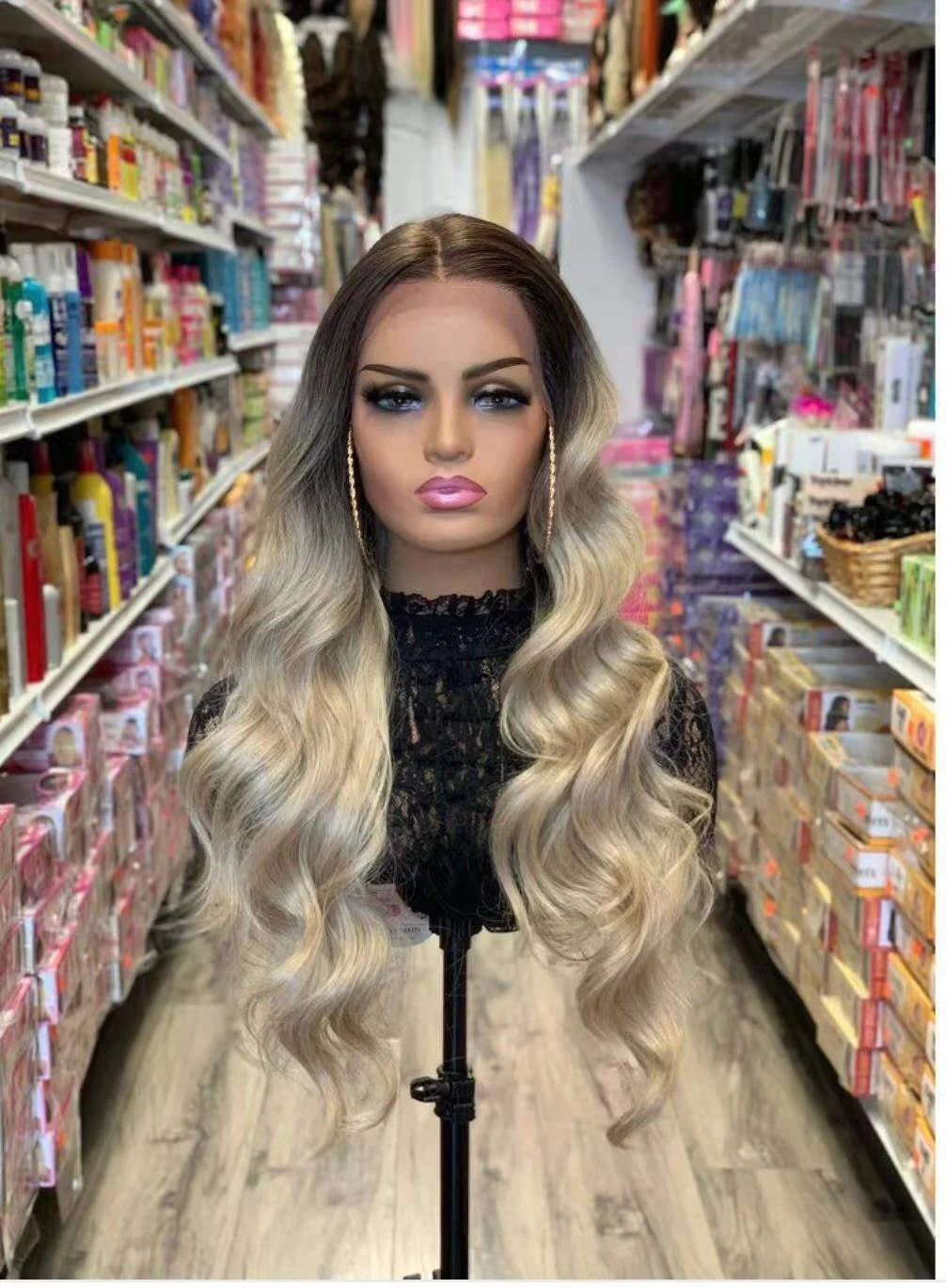 wholesale high quality fiber heat resistant premium synthetic hair hd swiss transparent lace front wigs pre plucked