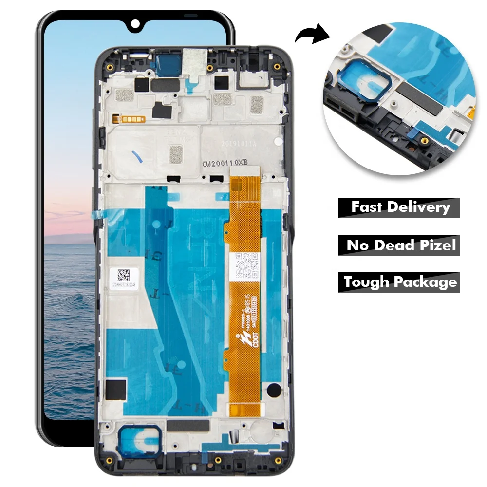5053 ЖК-дисплеев для Alcatel 3 2019 Alcatel3 ЖК-дисплей 5053K 5053A 5053Y 5053D 5053y_eee для ALCATEL сенсорный экран дигитайзер Рамка