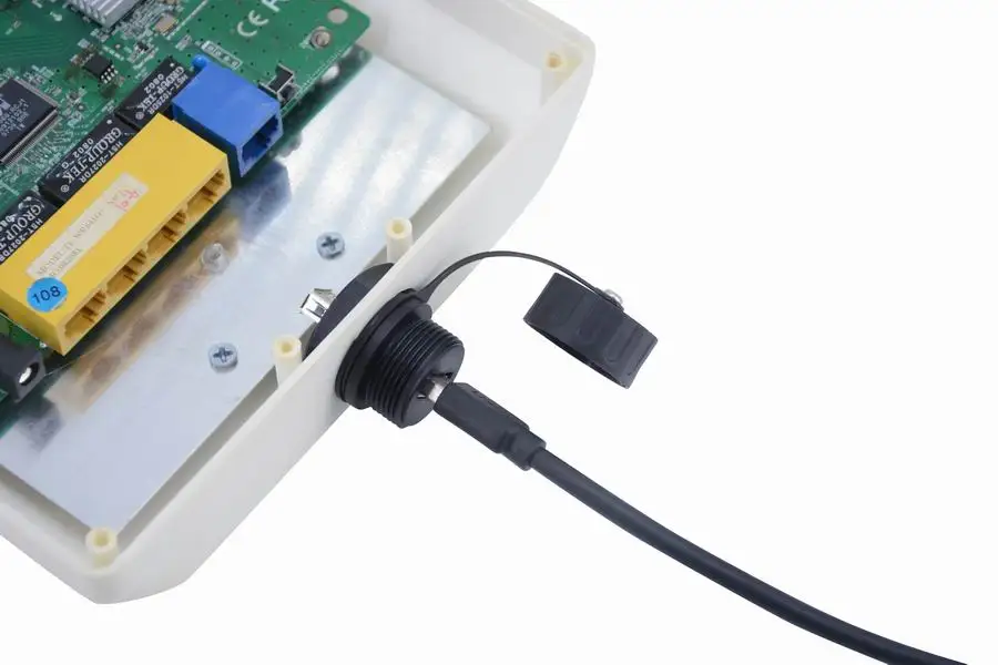 Brand new gps antenna with sma rj45 usb panel mount ac mains custom ip68 waterproof connector and cable