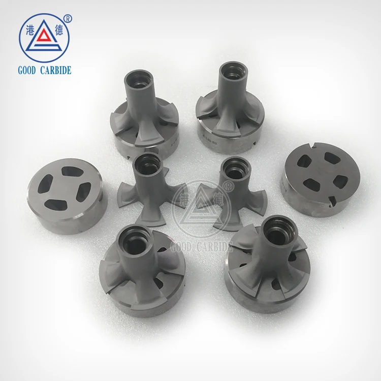 4.125' 3.44' Customized tungsten carbide rotor and stator for downhole telemetry system mwd pump