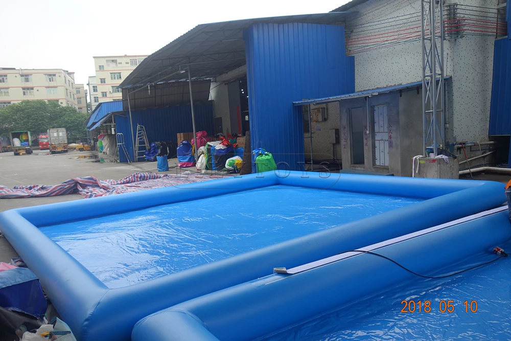 0.9mm pvc swimming pool customized size ground water park pool