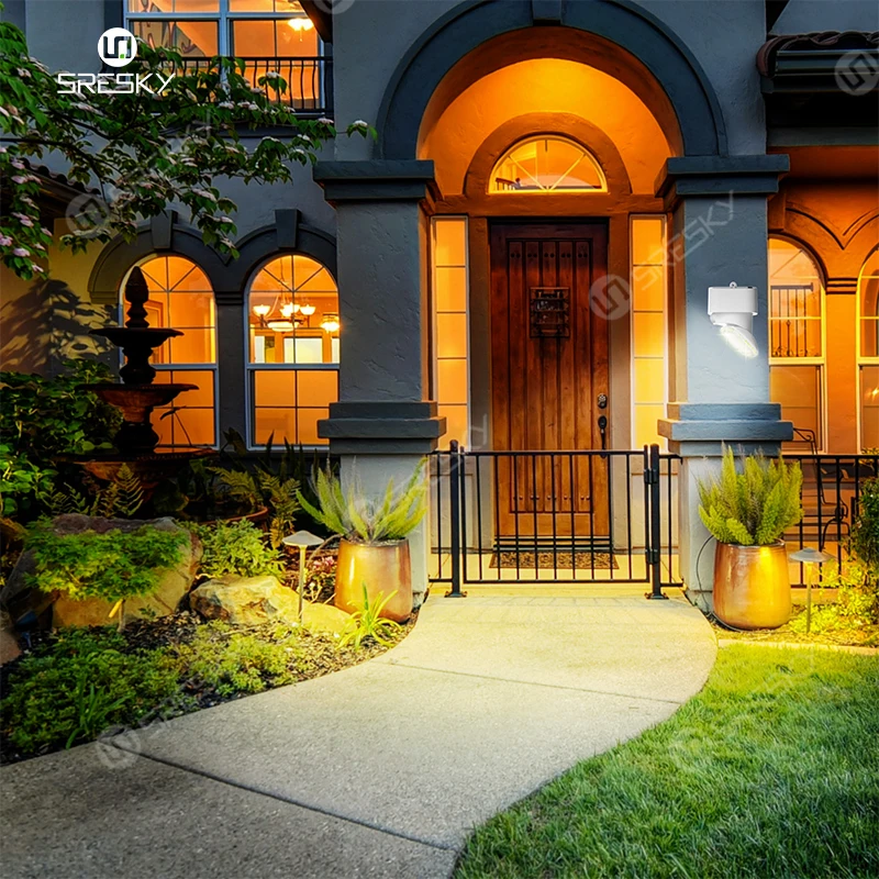 2022 China wholesale led lamp solar powered external solar gargen lights with motion decoration