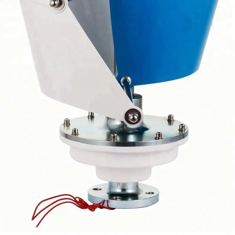 Vertical axis spiral magnetic levitation generator aluminum alloy blades 100W-500W low-speed solar complementary  low-cost MPPT