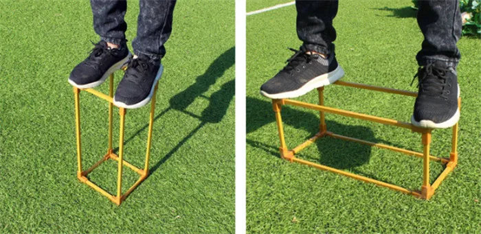 A-1217 в наличии, Золотой металлический прямоугольный Цветочный Стенд, Свадебная подставка для продажи