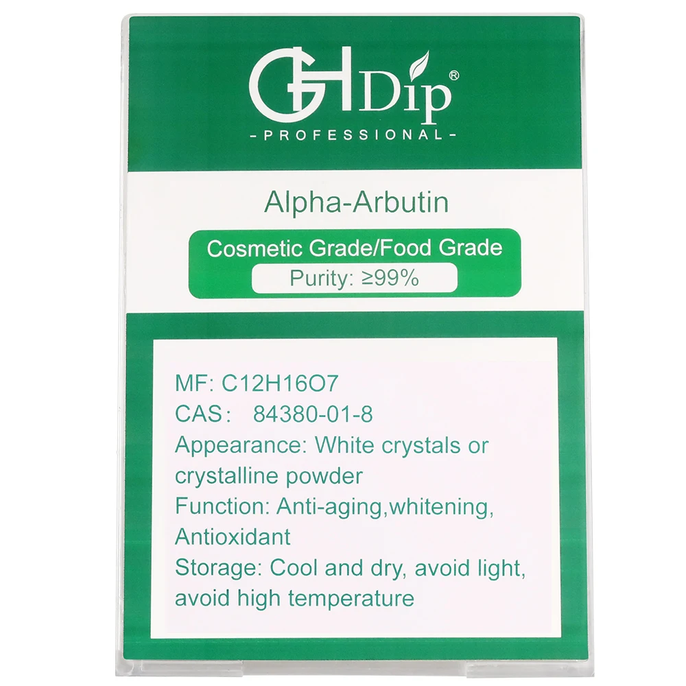 Skin Whitening Cosmetic Grade Alpha Arbutin Powder Purity 99% CAS 84380-01-8