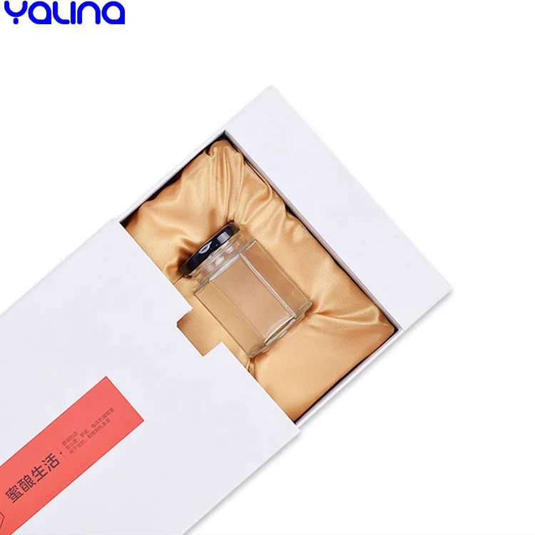 Wholesale cardboard drawer paper for cosmetic honey bottle packaging boxes perfume bottle tea cup gift box