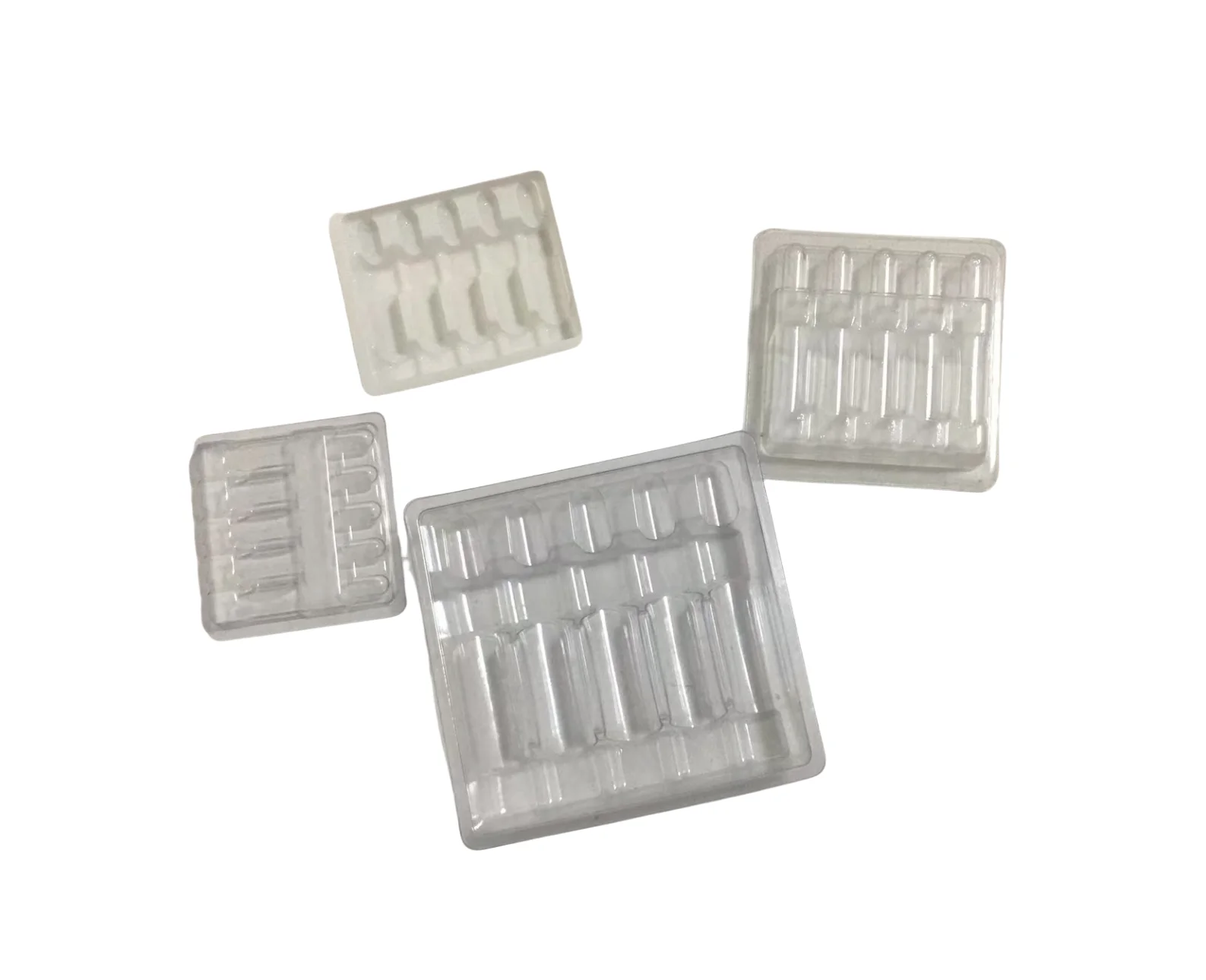 1ml/2ml/3ml/5ml/10ml medical ampoule glass blister plastic packaging tray for ampoule & vial