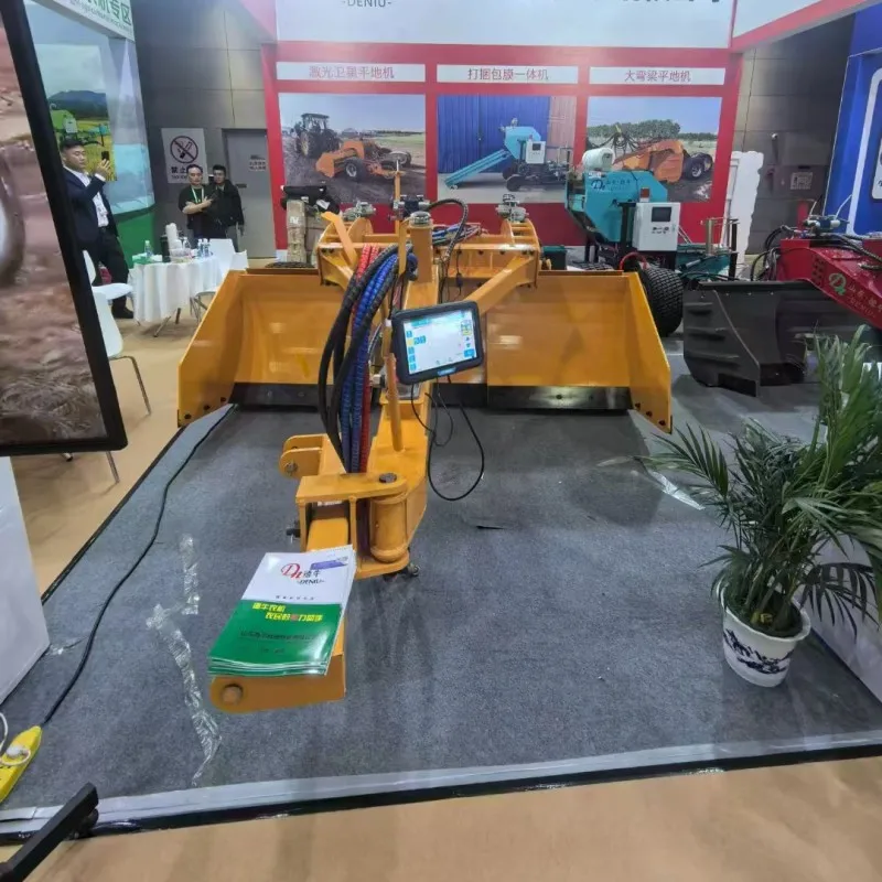 New tractor towing farmland grader ground grader  satellite grader