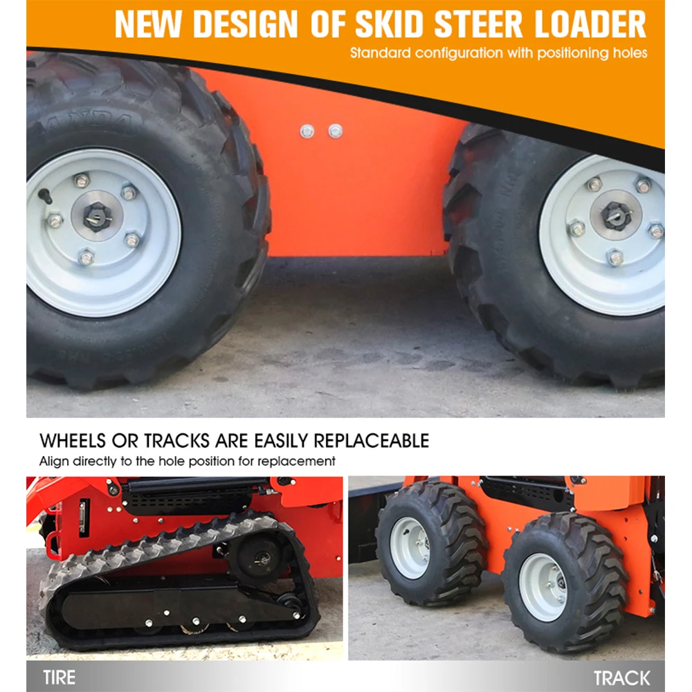 Euro 5 Ce Epa Skid Steer Loader 360kg 480kg Small Mini Skid Steer Loader For Sale Fast Shipping