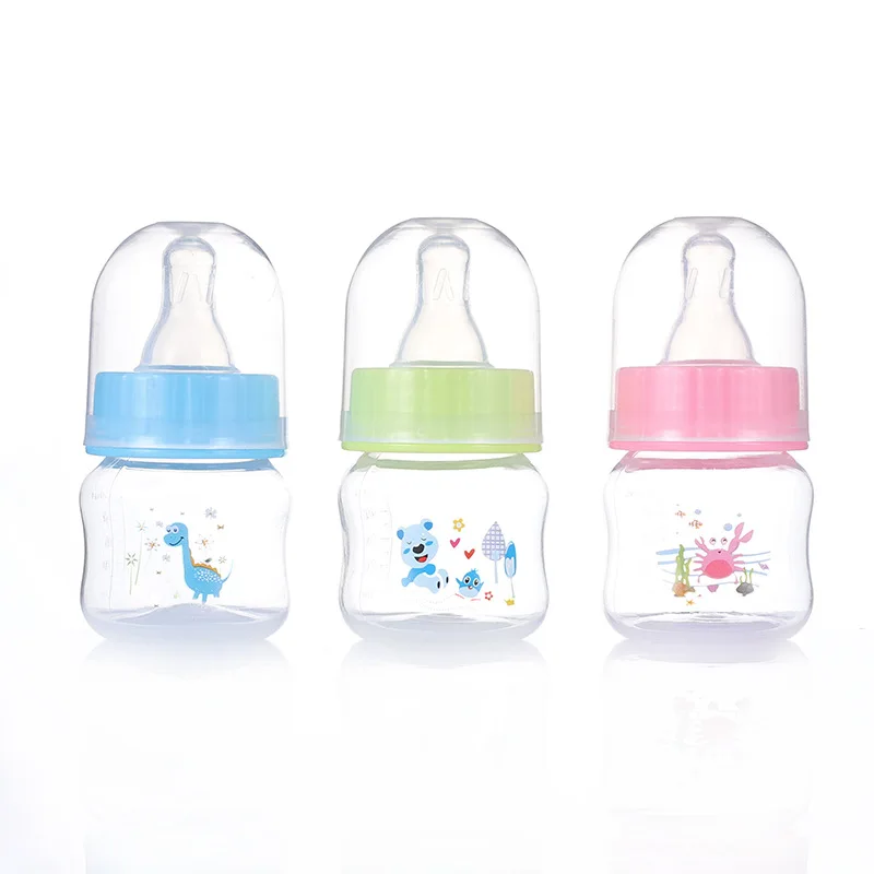 Bottle Mother And Baby Supplies Newborn Baby Standard Caliber 50ml Feeding Bottle Horizontal Anti-fall Feeding