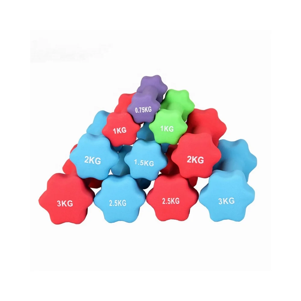 Reapbarbell Fashionable cheapest neoprene coated hexagon dumbbells