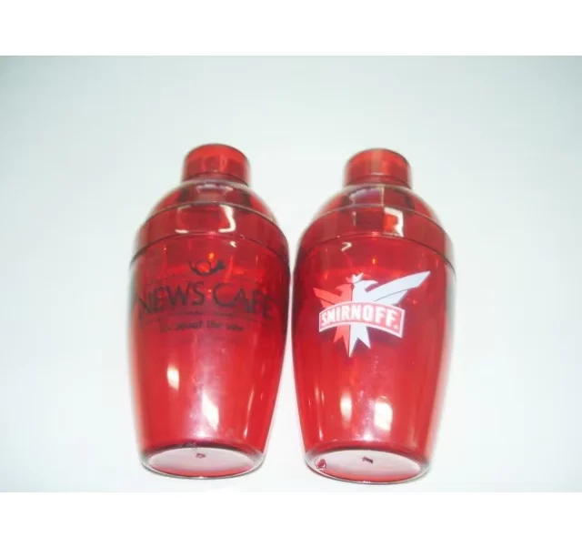 Mini Plastic Cocktail Shaker For Home Club Bar Plastic Shaker Bottle Cobbler Cocktail Shaker