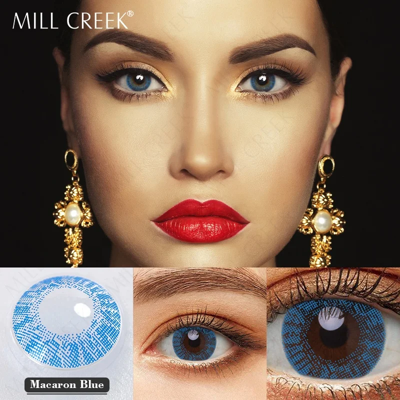 Mill creek 2023 new natural contact lens anime colored eye 14.5 mm  diameter  contact lens