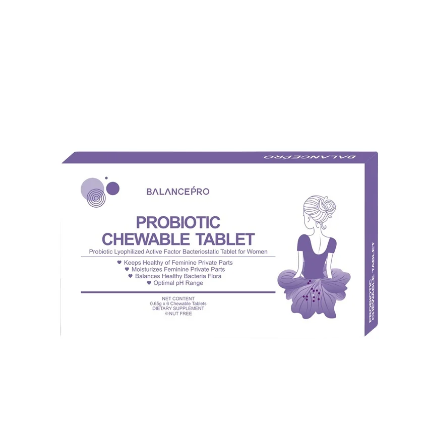 
Balance Female Private Parts Microecology 8 Kinds of Probiotics + Prebiotics + Vitamin Food Grade Probiotic Supplement IBD01 
