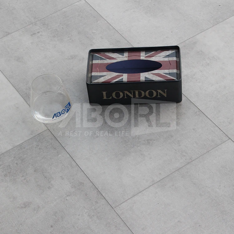 White Spc Flooring Marble Decore 6.5mm thickness Rigid Core Luxury Vinyl Flooring  for bathroom