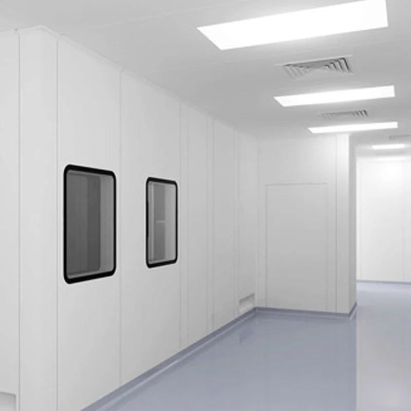Clean Room Modular Soft Panel Dust Free Pass Box Lab Bench Gmp Manufacture Cleaning Room For Poultry
