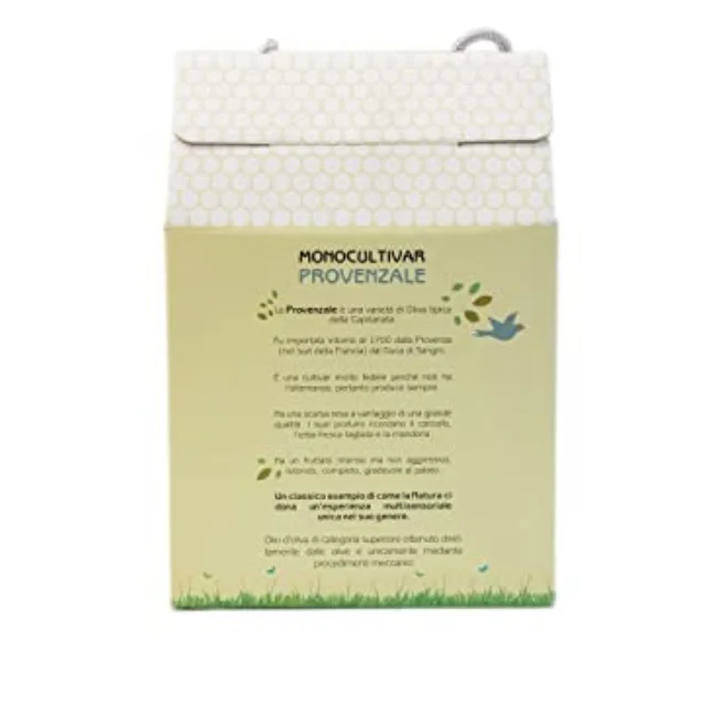 Italian Best Quality Classic Provencal Extra Virgin Olive Oil Cold Pressed Bag In Box 3L For Cooking