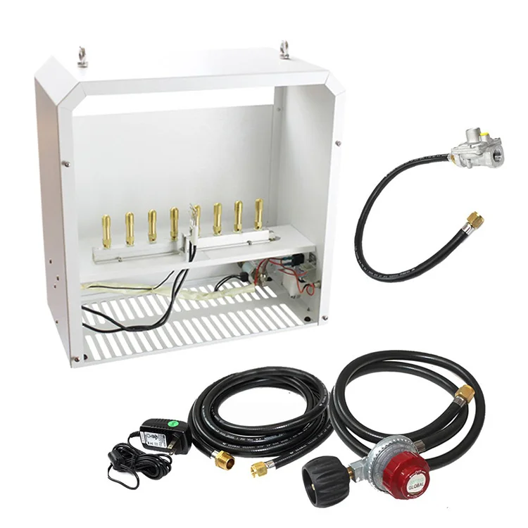 CO2 Burner, 4 Brass Burner CO2 Generator for Plant, Natural Gas, Liquid Propane LP Carbon Dioxide Generator, Greenhouse