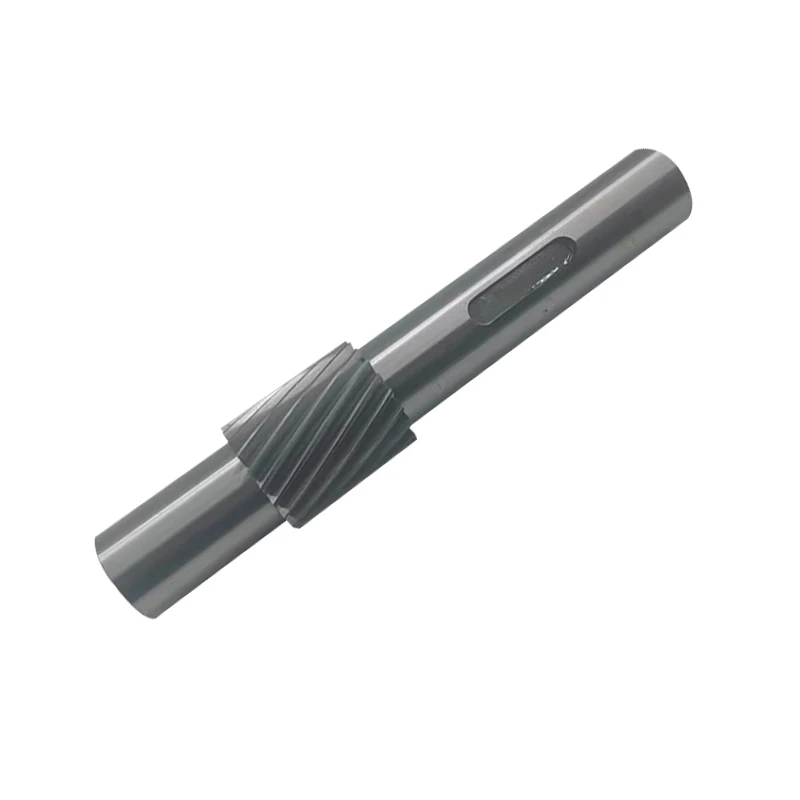 Custom Mining Machinery Parts Long transmission drive Carbon C45 Steel roller shaft