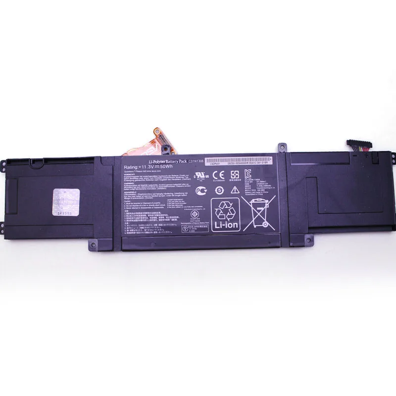 Портативный аккумулятор C31N1306, 11,3 В, 50 Вт/ч, для ноутбука Asus, для Acer ASUS ZenBook UX302LA