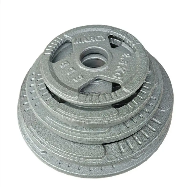 
Commercial Gym Hammer Tone Paint Barbell Weight Plates Big hole 