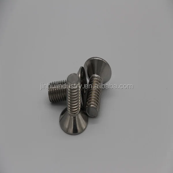 
Hot Sale china manufacture hex socket flat head ss machine screws cheap csk screw din7991 countersunk (din 7991/iso10642) 