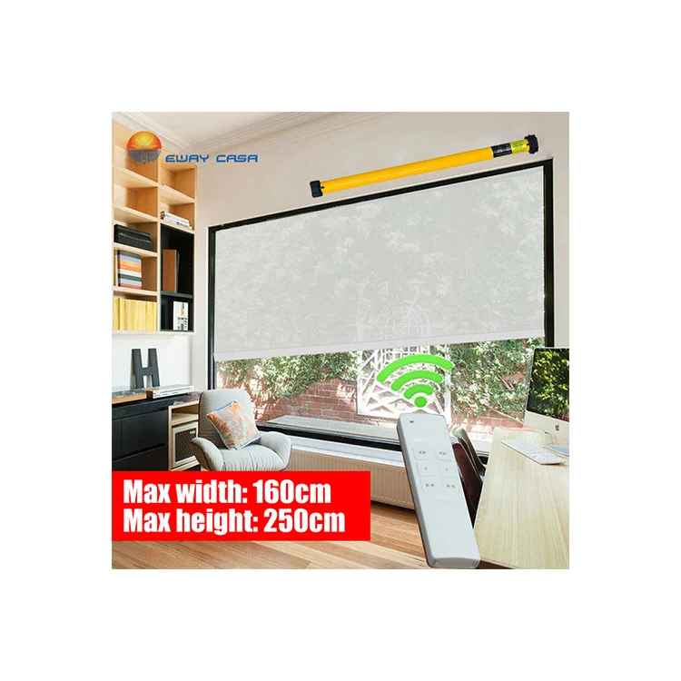 Electric Smart Roller Shades For Home & Office Motorized Roller Blinds MRB_MPR-WSERD-30T