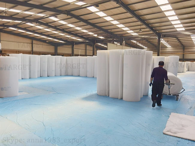 Ceiling filters Car spray booth filters  for Spray Booth/Roof Filter/Paint Booth Filter Media
