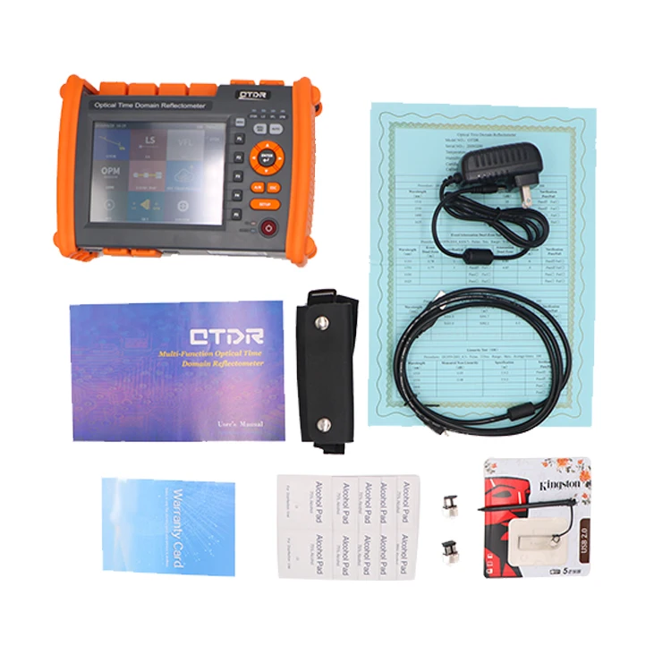 FCST080612-S2 5.8 Inch 1310/1550nm Dynamic Range 38/36dB Fiber Optic Optical Domain Time Reflectometer OTDR IOLM