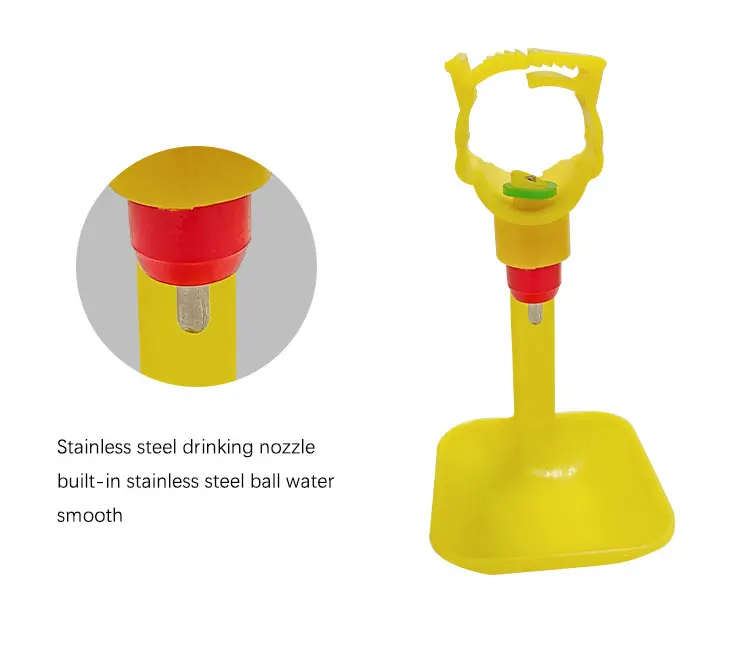 Water Nipple Cup Automatic Nipple For PoultryNew design automatic  Chicken Nipple Drinkers cup for animal drinker