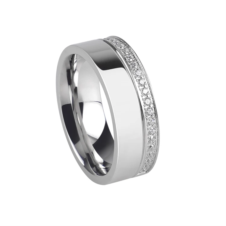 Кольца ручной работы на заказ красивые ювелирные изделия для женщин с фианитом ЧПУ