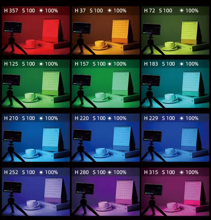 RGB fill light portable pocket handheld led lighting micro SLR mobile phone vlog shooting photo photography light