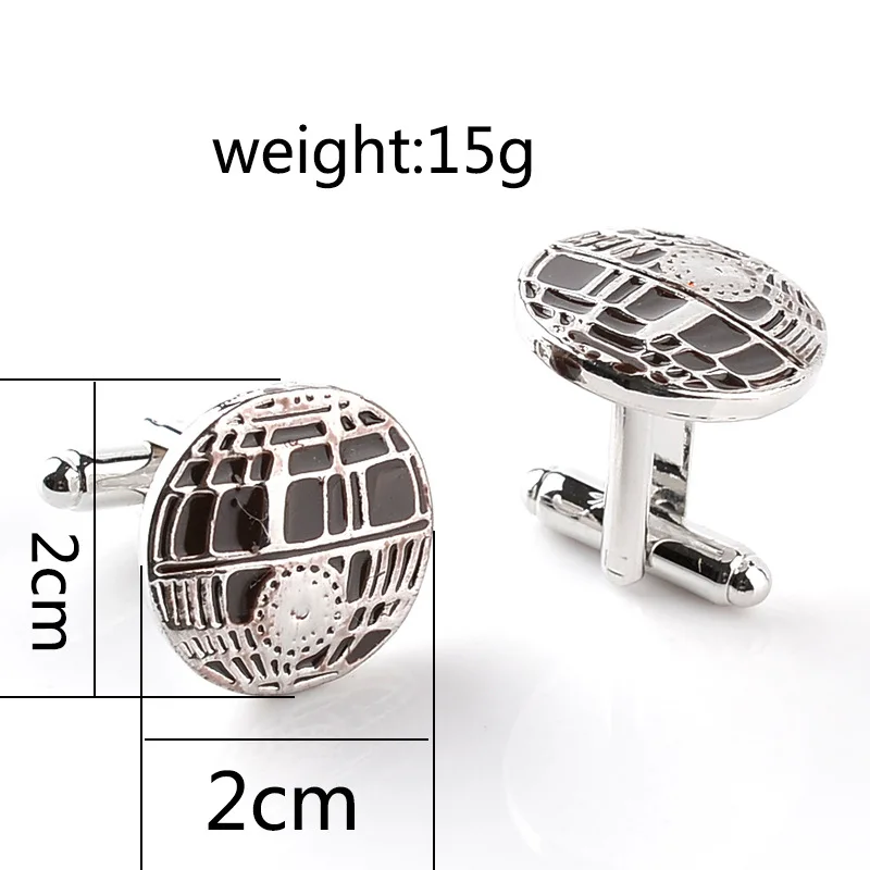Custom Movie Film Elements Planet Cufflinks Men Shirts French Cuff Links