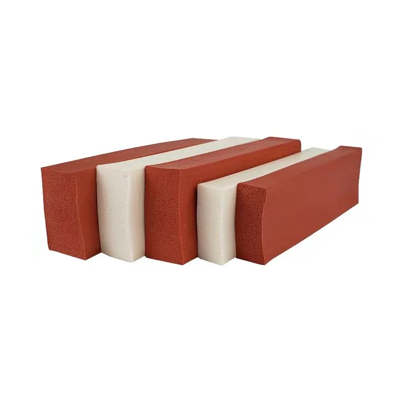 Customized Shape Silicone Foam Sponge Rubber Seal Strip Profile for Equipment and Auto