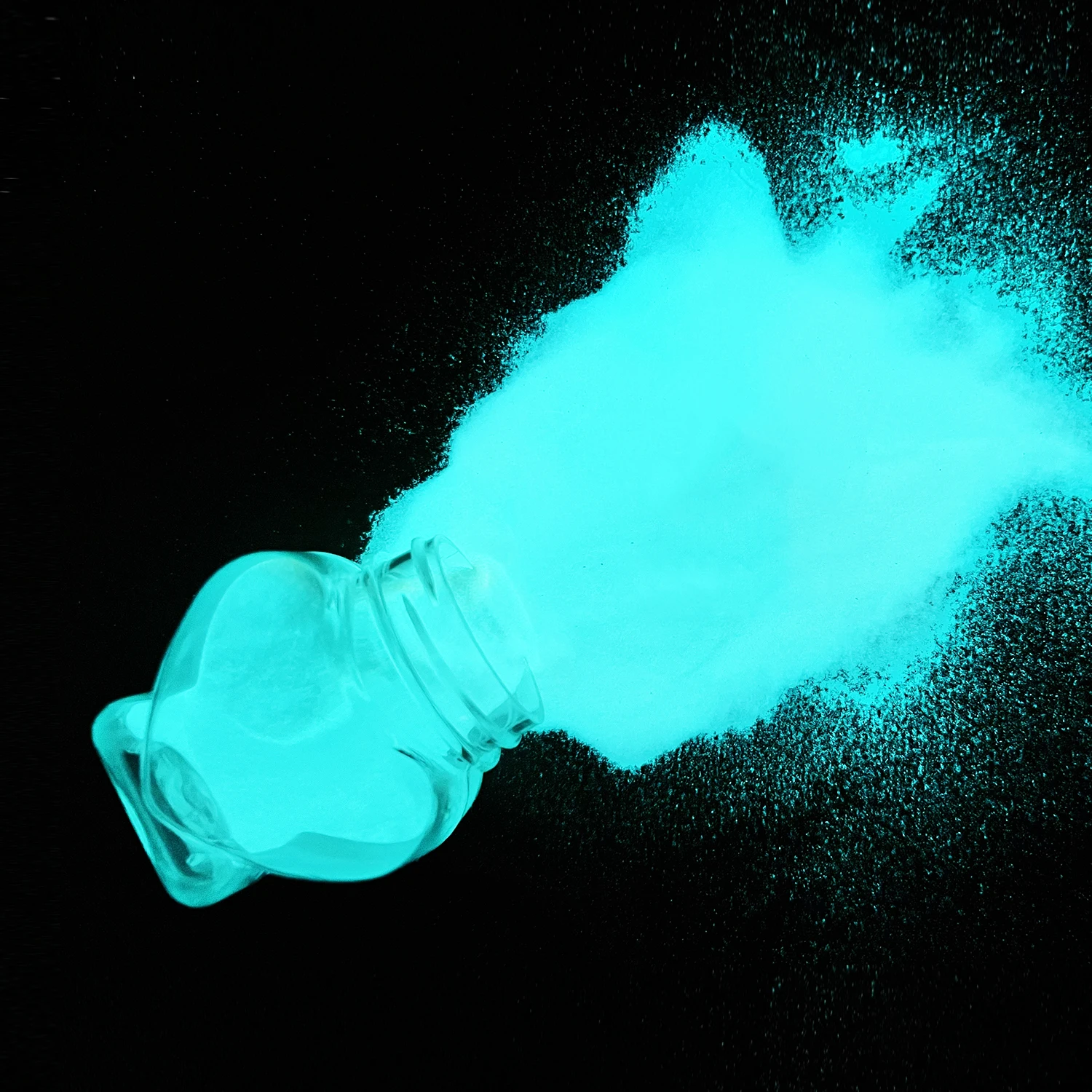 2023 Glow in the dark fluorescent paint powder DIY acrylic nail glitter nail art  decoration