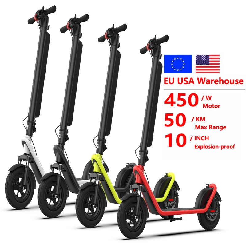 Drop ship EU UK warehouse escooter 36v 13ah 450w powerful scooter electric 10inch X11 long range moped adult electric scooters