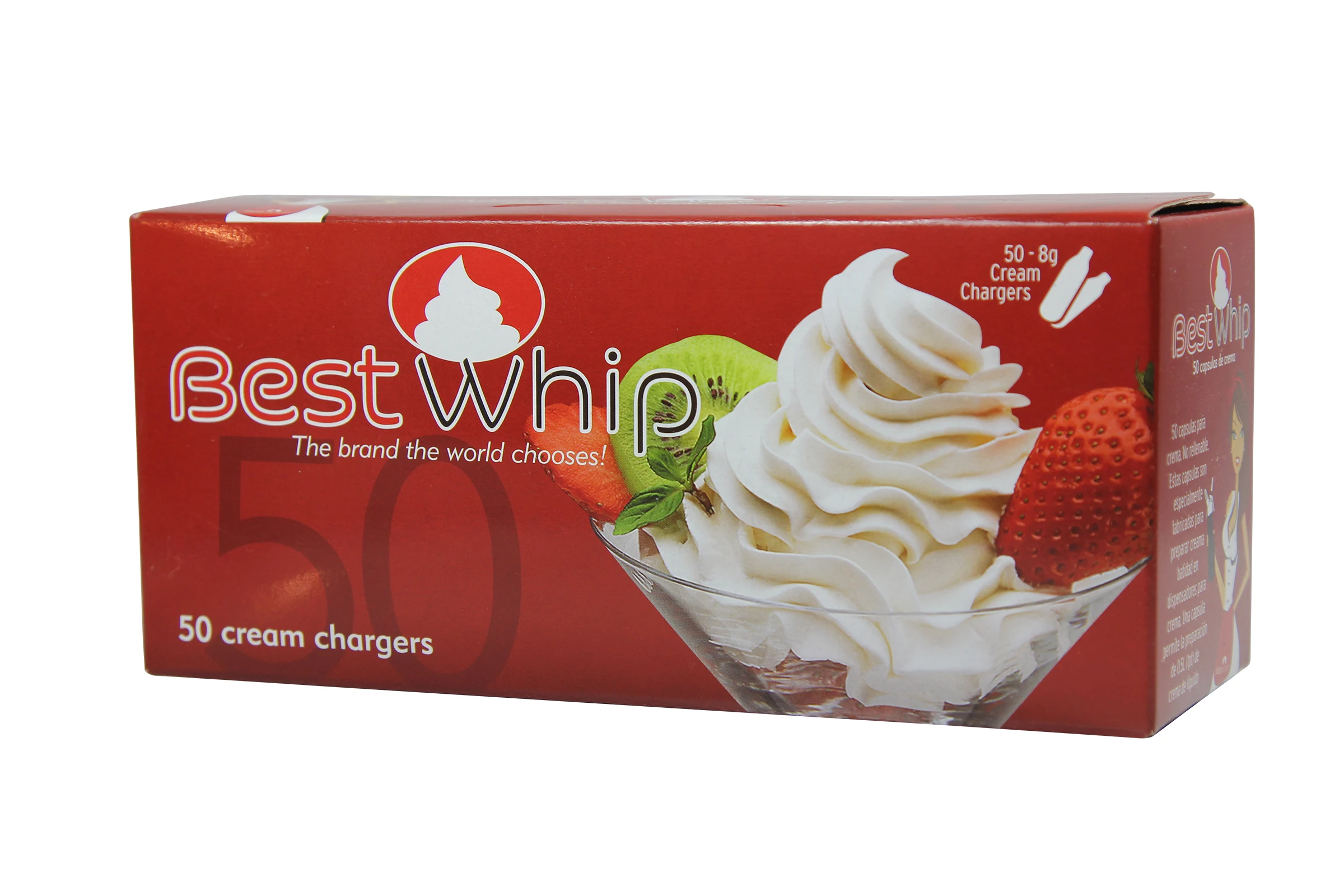 Высококлассные сертифицированные чистые зарядные устройства QuickWhip 8 г N2O оксид азота