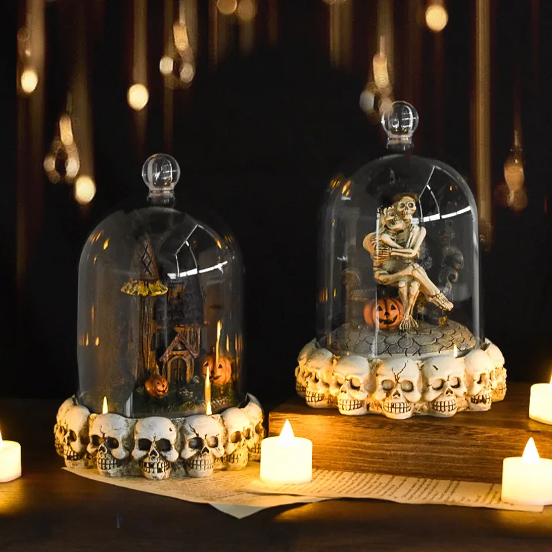 Hot Selling Custom Resin Crafts Figurines Glass Balls For Halloween Holiday Figurine Resin Crafts