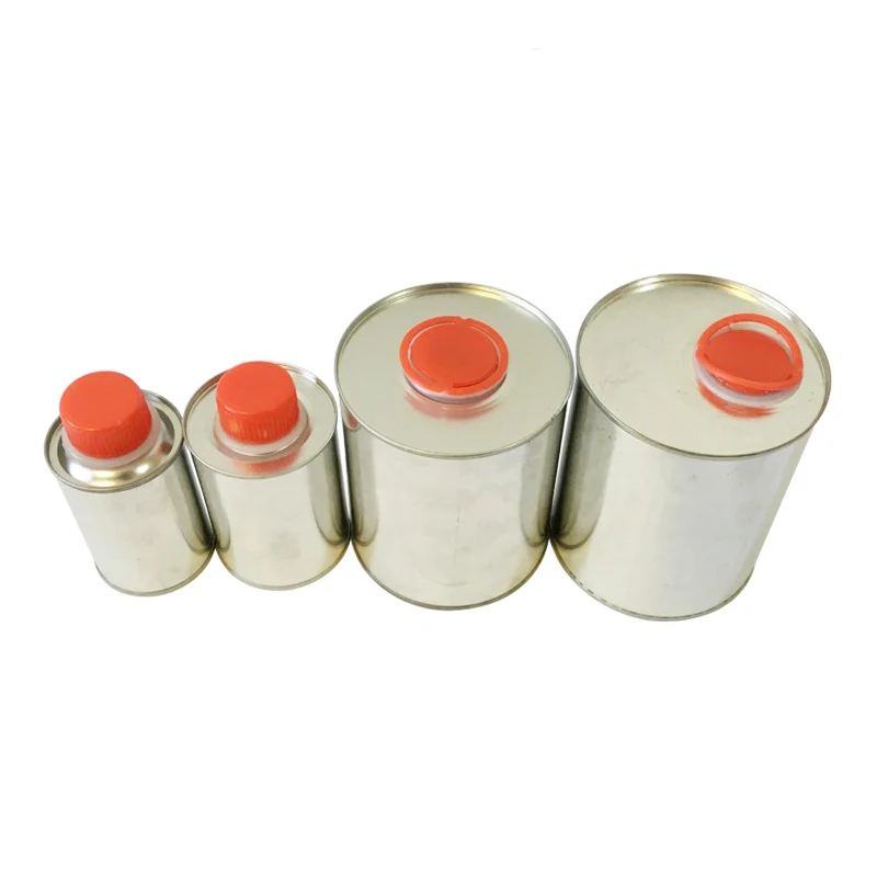 100ml 200ml 250ml 500ml 800ml 1liter round oil tin can factory with plastic cap