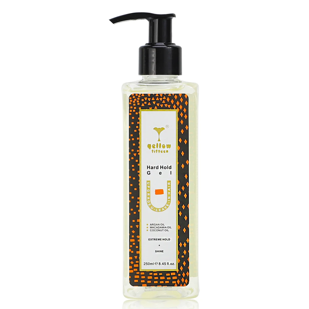 Private Label No Flake Hair Edge Control Gel Strong Hold Hair Gel 48h