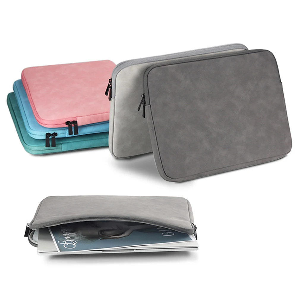 PU leather laptop bag HIGHT QUALITY Factory wholesale 11~15.6 inches computer bag simple style waterproof laptop sleeve