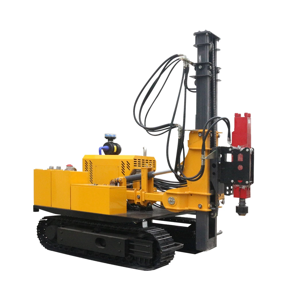 The factory-direct GPS photovoltaic solar pile driver is suitable for photovoltaic power stations, sold well in many countries