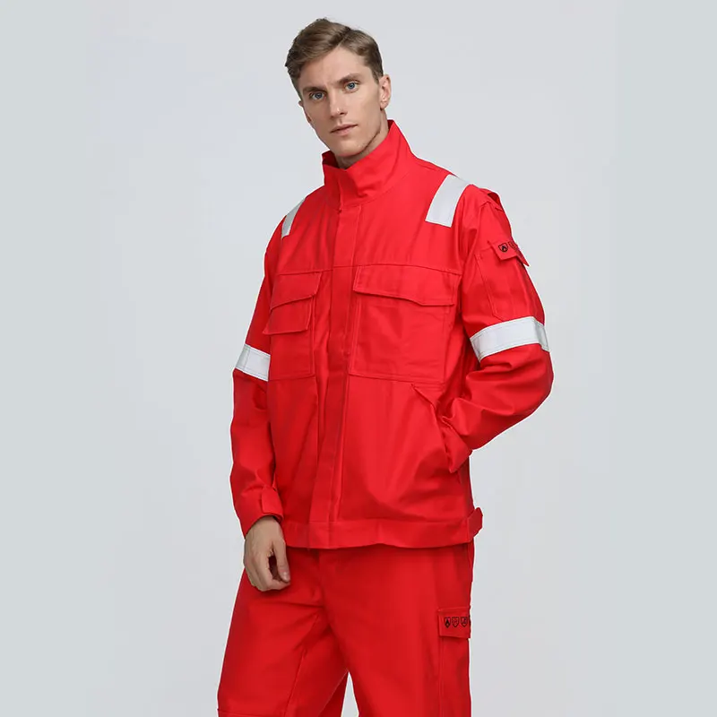 wholesale Xinke protective Fire Resistant safety workwear uniforms welding work suit