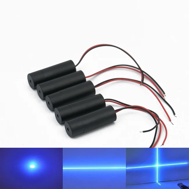 5mW 20mW line laser adjustable focal length  405nm 445nm  Laser Diode Modules blue for visual position system