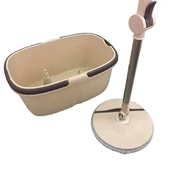 BNcompany BN1905 360 rotate hands free magic healthy dirty clean water flat spinning Mop Bucket set for house floor cleaner