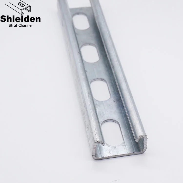 Wholesale unistrut profiles c channel steel strut gi slotted channel  41 x 41 unistrut steel slot bracket