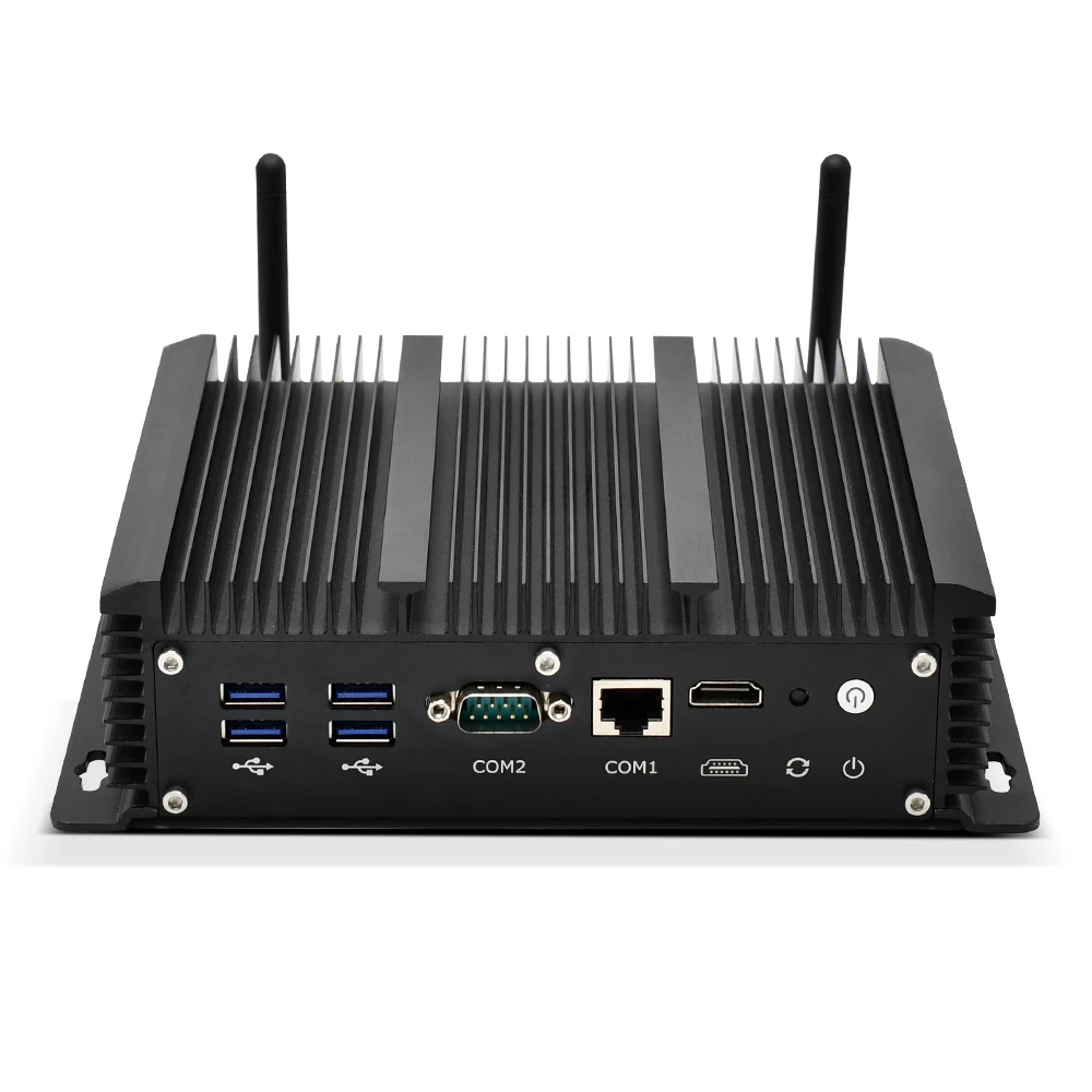 Topton 6 LAN Мини ПК 10th Gen Core i7-10510U i5-10210U AES-NI RS232 безвентиляторный промышленный pfSense брандмауэр прибор маршрутизатор